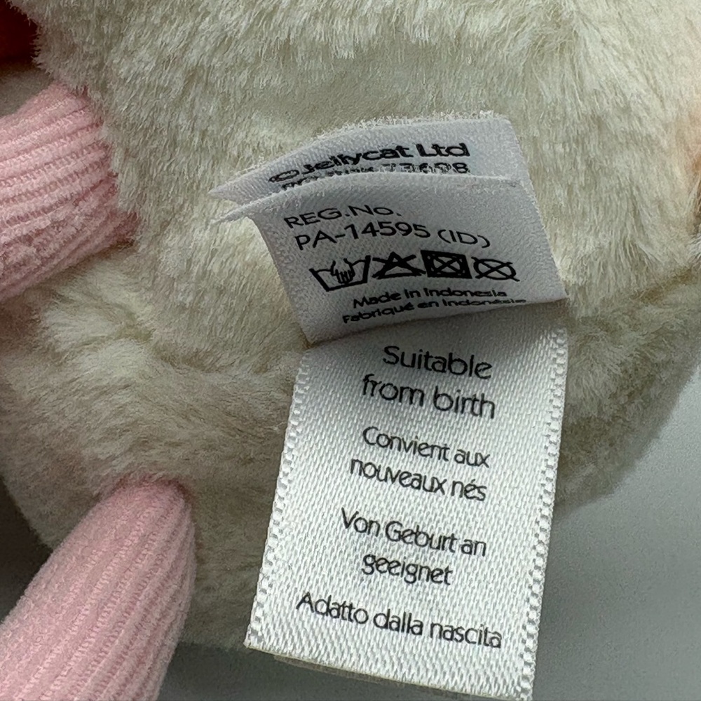 JELLYCAT I Am Amusabean Unicorn Pastel Multicolor Soft Plush Stuffed Toy 4 in - Picture 9 of 13